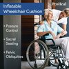 Proheal Pressure Redistribution Wheelchair Air Cushion 18 x 16 2" Includes Pump, Repair Kit PH-78002-AIR-18X16X2